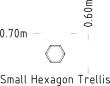 Hexagon Trellis Rosenlund (S)